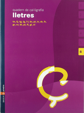 QUADERN CAL.LIGRAFIA LLETRES 6