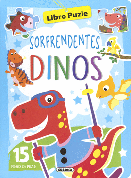 SORPRENDENTES DINOS (LIBRO PUZLE)