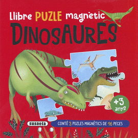 LLIBRE PUZLE MAGNETIC DINOSAURES