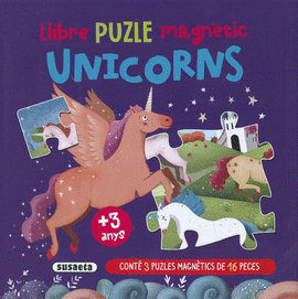 LLIBRE PUZLE MAGNETIC UNICORNS