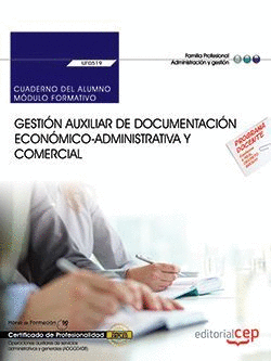 CUADERNO DEL ALUMNO. GESTI�N AUXILIAR DE DOCUMENTACI�N ECON�MICO-ADMINISTRATIVA