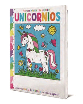 PINTURA MAGICA CON NUMEROS -  UNICORNIOS