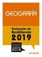 GEOGRAFA (EVALUACIN DE BACHILLERATO 2019)