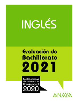 INGLS (EVALUACIN DE BACHILLERATO 2021)
