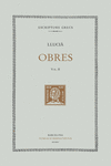 OBRES, VOL. II: NIGR�. DEM�NAX. SUBHASTA DE VIDES. ANACARSIS. MENIP