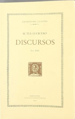DISCURSOS VOL. XXII, I �LTIM: FIL�PIQUES X-XIV
