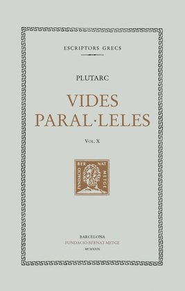 VIDES PARAL�LELES, VOL. X: DEMETRI I ANTONI