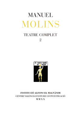 TEATRE COMPLET (2) MANUEL MOLINS