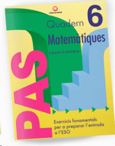 MATEMATIQUES 6 EP PAS CANVI CURS VALENCIA