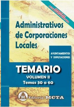 ADMINISTRATIVOS DE CORPORACIONES LOCALES COMUNIDAD VALENCIANA