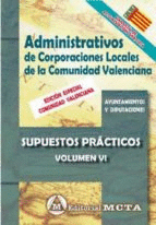 ADMINISTRATIVOS DE CORPORACIONES LOCALES DE LA COMUNIDAD VALENCIANA SUPUESTOS PR