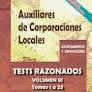AUXILIARES DE CORPORACIONES LOCALES TESTS RAZONADOS VOLUMEN III