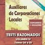 AUXILIARES DE CORPORACIONES LOCALES TESTS RAZONADOS VOLUMEN IV