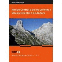 MAPA MACIZO CENTRAL O DE LOS URRIELES Y MACIZO ORIENTAL DE �NDARA