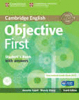 OBJECTIVE FIRST CERTIFICATE SB+ANSWERS+CD.ROM