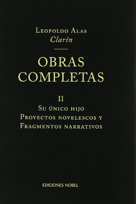 OBRAS COMPLETAS DE CLARN II. SU NICO HIJO