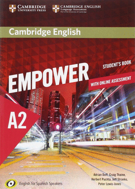 CAMBRIDGE ENGLISH EMPOWER FOR SPANISH SPEAKERS A2 STUDENT'S BOOK WITH ONLINE ASS