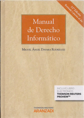 MANUAL DE DERECHO INFORMTICO (PAPEL + E-BOOK)