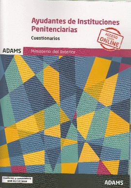 CUESTIONARIOS AYUDANTES DE INSTITUCIONES PENITENCIARIAS
