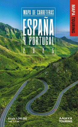 MAPA DE CARRETERAS DE ESPA�A Y PORTUGAL 1:340.000, 2025