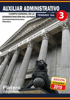 AUXILIAR ADMINISTRATIVO TEMARIO VOL 3 ADMINISTRACI�N DEL ESTADO