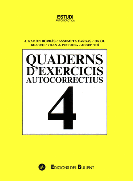QUADERNS DEXERCICES AUTOCORRECTIUS 4