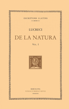 DE LA NATURA, VOL. I (LLIBRES I-III)