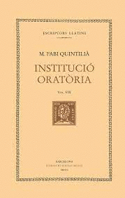 INSTITUCI� ORAT�RIA, VOL. VIII: LLIBRE IX