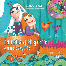 LA NI�A Y EL GRILLO EN UN BARQUITO