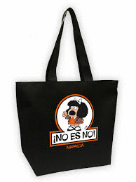 BOLSA MEGA SHOPPER MAFALDA NO ES NO