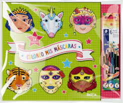 COLOREO MIS M�SCARAS (VERDE + L�PICES)