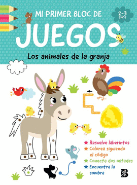 PRIMER BLOC JUEGOS ANIMALES GRANJA