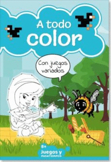 PASATIEMPOS INFANTILES A TODO COLOR (+8 A�OS)