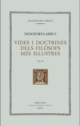 VIDES I DOCTRINES DELS FIL�SOFS MES IL�LUSTRES, VOL II (TELA