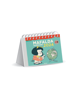CALENDARIO 2024 MAFALDA (ESCRITORIO TURQUESA)
