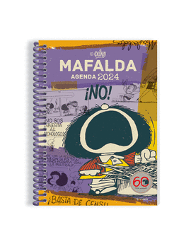 AGENDA 2024 MAFALDA PARA LA MUJER ANILLADA VIOLETA