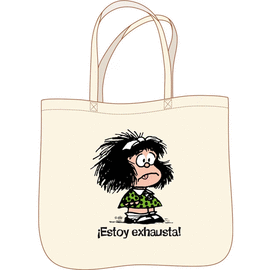 BOLSA MAFALDA.ESTOY EXHAUSTA!