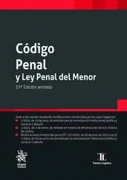 CODIGO PENAL Y LEY PENAL DEL MENOR ( 37 EDICION ANOTADA )