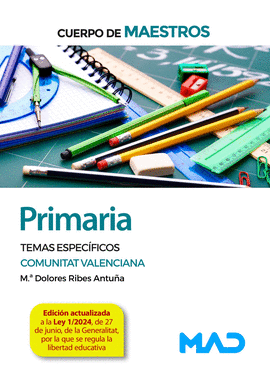 CUERPO DE MAESTROS PRIMARIA TEMAS ESPEC�FICOS COMUNIDAD VALENCIANA