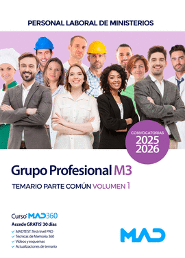 PERSONAL LABORAL DE MINISTERIOS GRUPO PROFESIONAL M3