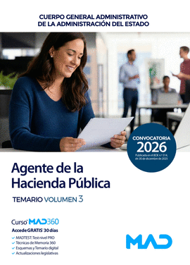 AGENTE DE LA HACIENDA P�BLICA TEMARIO VOL 3