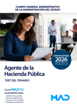 AGENTE DE LA HACIENDA P�BLICA TEST DEL TEMARIO