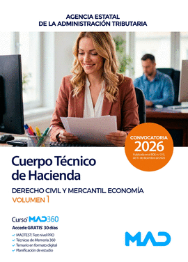 CUERPO T�CNICO DE HACIENDA VOL 1 DERECHO CIVIL Y MERCANTIL ECONOM�A