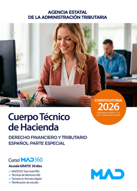 CUERPO T�CNICO DE HACIENDA DERECHO FINANCIERO Y TRIBUTARIO ESPA�OL PARTE ESPECIAL