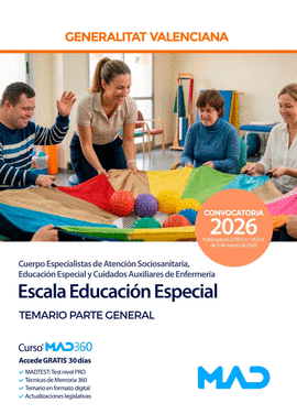 CUERPO DE ESPECIALISTAS DE ATENCI�N SOCIOSANITARIA ESCALA EDUCACI�N ESPECIAL