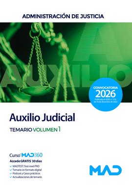 AUXILIO JUDICIAL TEMARIO VOL 1