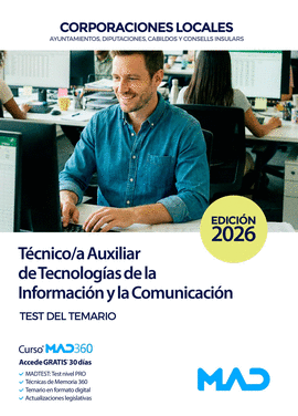 T�CNICO/A AUXILIAR DE TECNOLOG�AS DE LA INFORMACI�N Y LA COMUNICACI�N TEST DEL TEMARIO