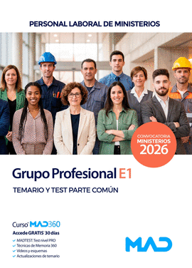 PERSONAL LABORAL DE MINISTERIOS GRUPO PROFESIONAL E1