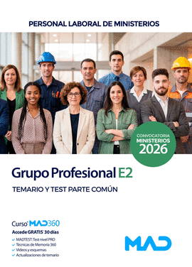 PERSONAL LABORAL DE MINISTERIOS GRUPO PROFESIONAL E2