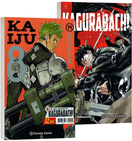 KAIJU 8 N 14 + KAGURABACHI N 01 (PACK ESPECIAL)